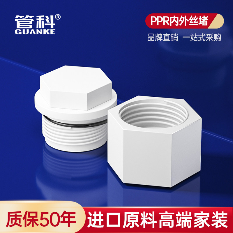 Pipe Section 20ppr4 in 6 minutes 25 internal silk external wire pipe jam plug 32 pipe cap flow stopper water pipe live takeover piece accessories
