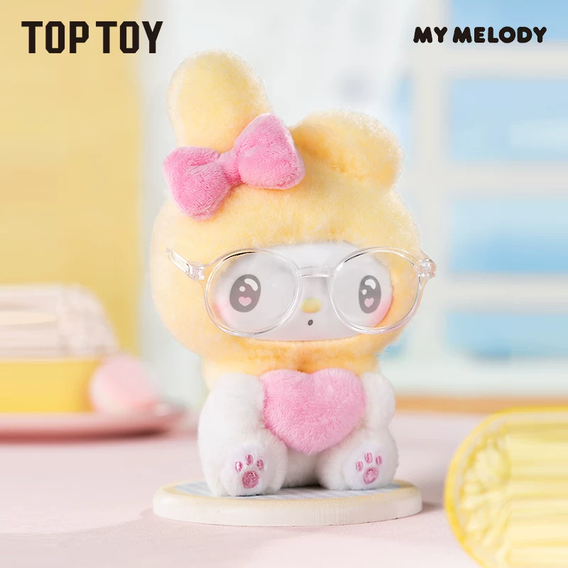 TOPTOY Санрио Melody 50-й юбилей Молочный Помидор Эластичная плюшевая Melody Память Молочный Помидор Blind Box Подвеска для интерьера