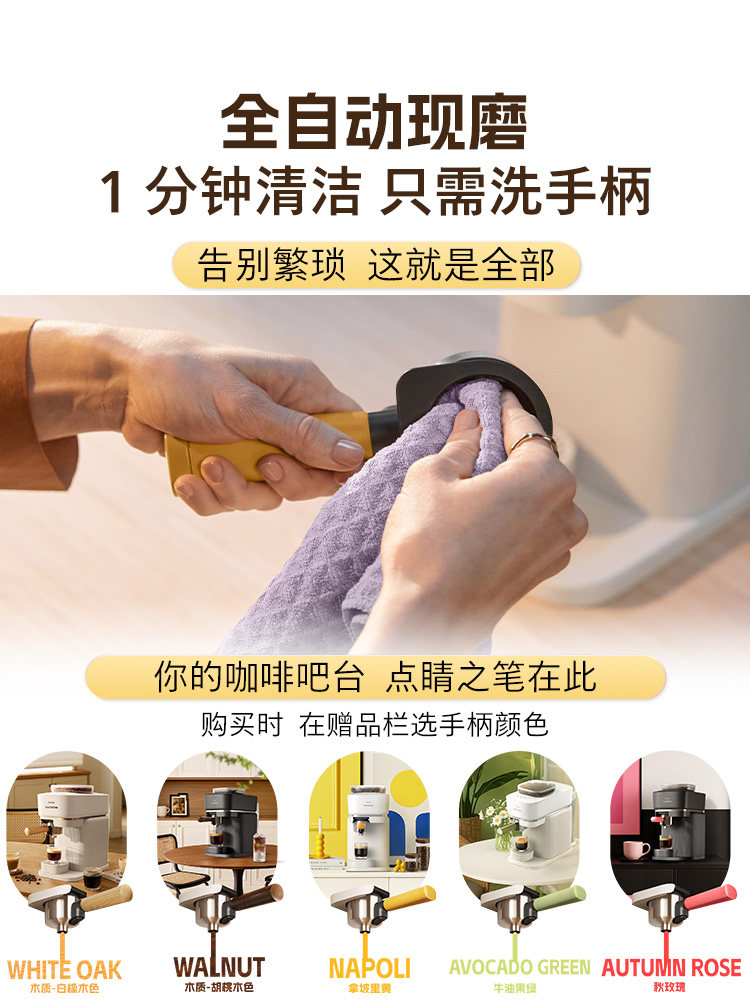 Philips Baristina 2025 New Model Italian-Style Fully Automatic Coffee Machine for Home Use, Small Size with Integrated Grinder