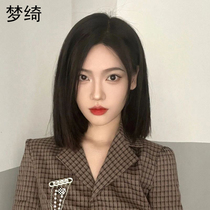 One-size-fits-all wig for women 37 points age reduction full human hair natural real hair Internet celebrity short hair full pin lace headgear