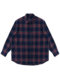 Hong Kong style retro red plaid shirt jacket early autumn new design women's top cardigan sun protection shirt