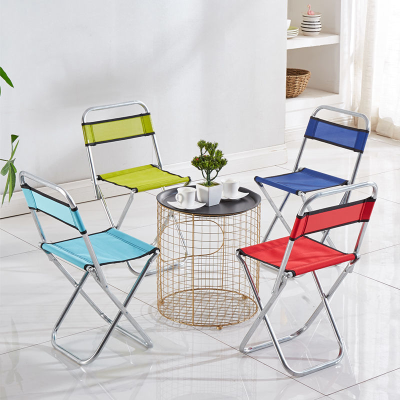 Storage thickened Maza folding stool backrest small chair Train military bench Barbecue outdoor fishing Home