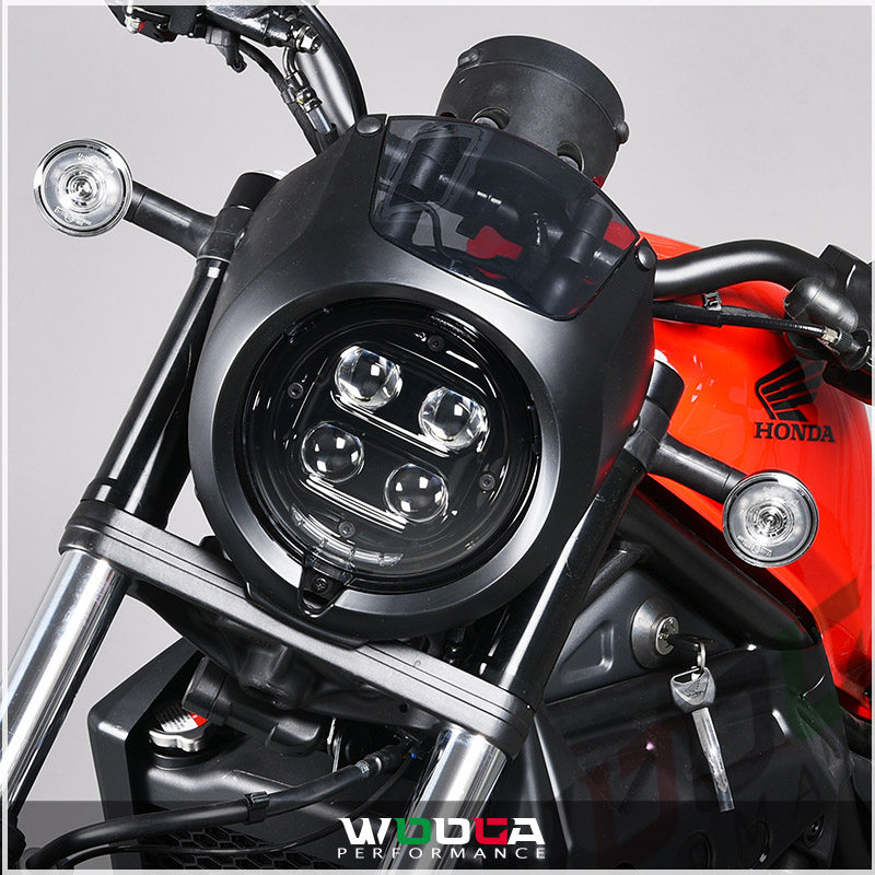 Suitable for Honda CM500 CM300 CM1100 retro windshield pig hood big lampshade rebel Rebel
