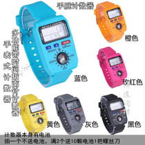 New with time and date chanting Buddha electronic counter chanting chanting Watch type counting wrist counter