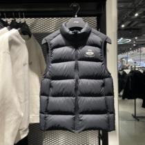 Li Nings 2023 winter new mens fitness series lightweight and warm 90% duck down vest AMRT015