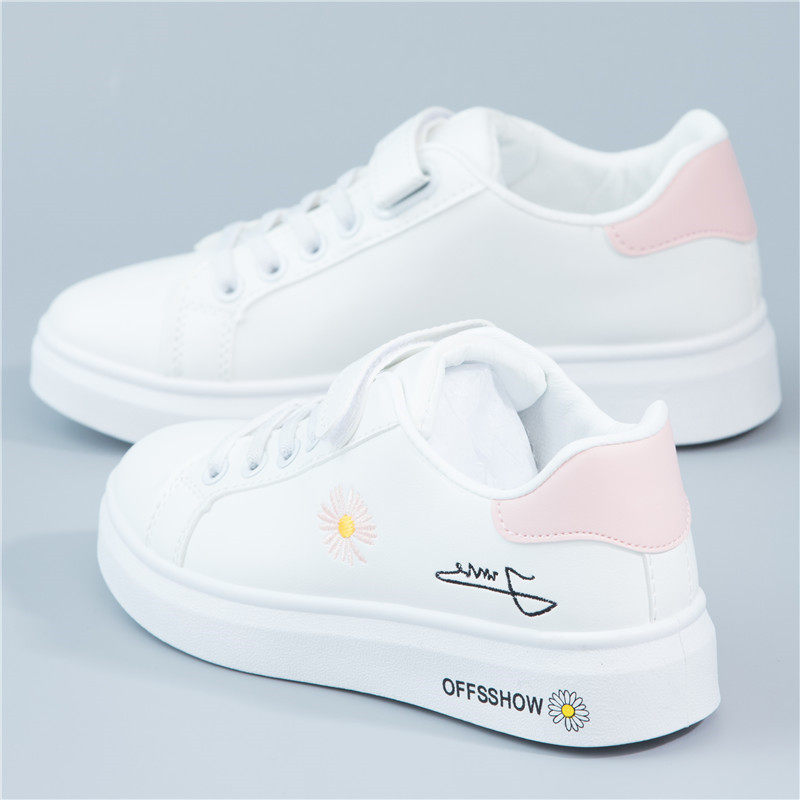 Hong Kong Children's Little White Shoes 2022 Spring Summer Girls sneakers CUHK Scout Breathable Elementary School Kids Casual Board Shoes