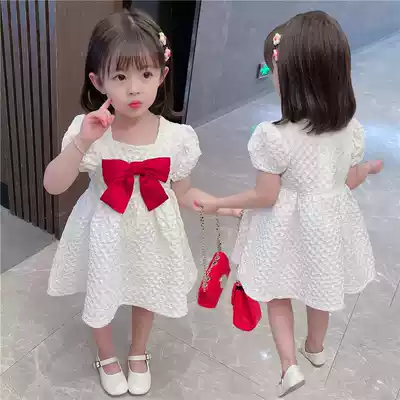 Hong Kong girls dress summer 2021 new summer fashion foreign fashion fashion fashion Korean princess dress dress tide