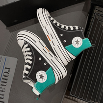 Collage High Bunch Shoes 2022 Spring New Women Shoes Thick Bottom Small Crowdsails Shoes Ins Tide Shoes Students Casual Board Shoes