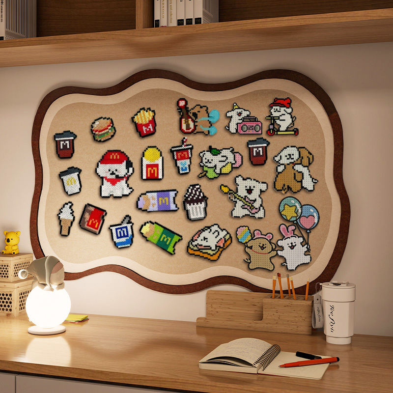DIY Handmade Felt Board Cork Board Photo Wall Creative Living Room Decoration Wall Background Board Display Board Stickers DIY Handmade Felt Board Cork Board Photo Wall Creative Living Room Decoration Wall Background Board Display Board Stickers
