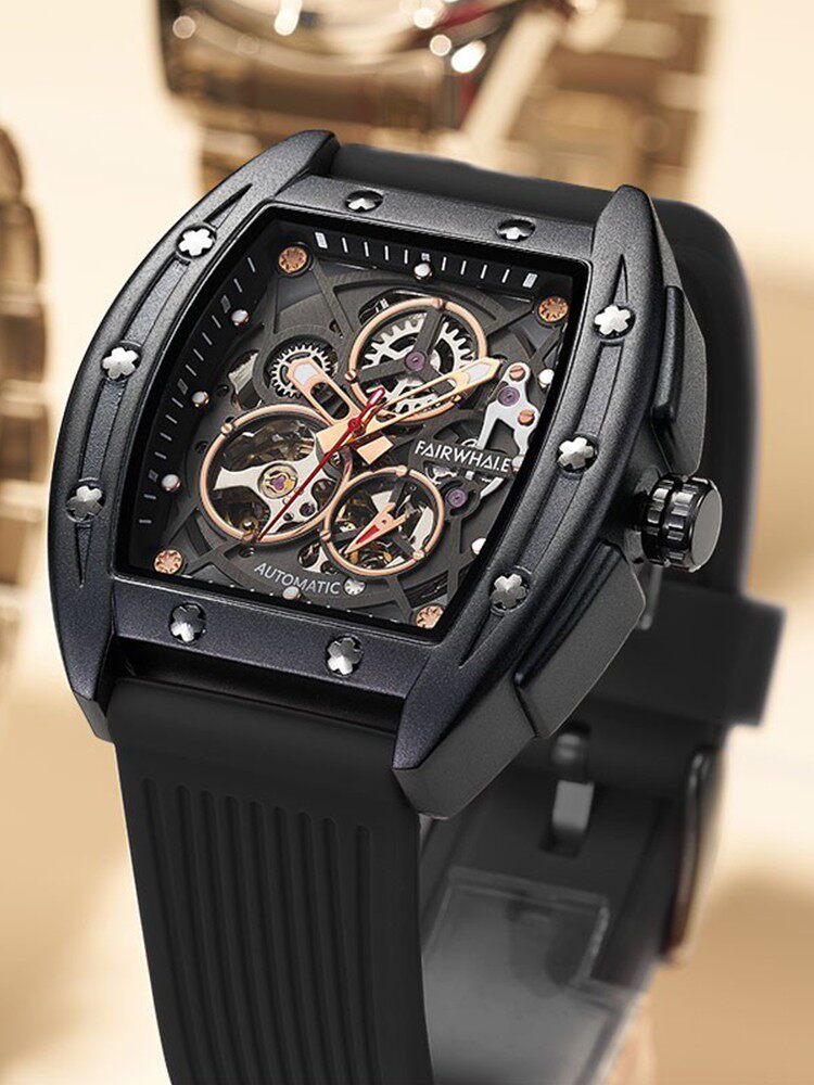 Mark Faye automatic trendy mechanical watch watch top ten men's hollow mechanical trendy men's watch