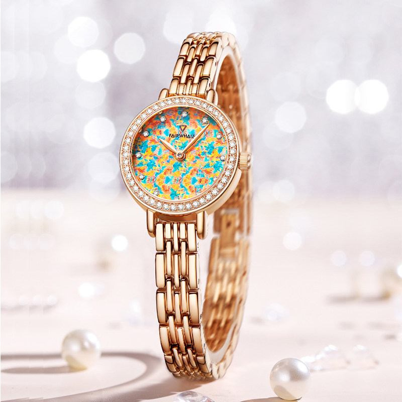 Mark Faye's new small gold watch watch female ins wind full of stars female watch temperament simple watch ladies watch