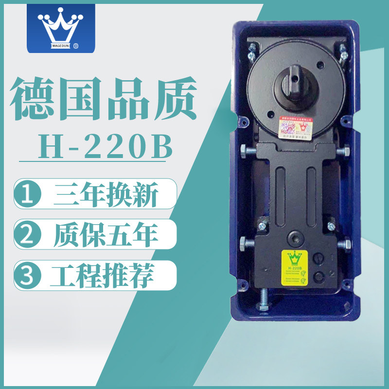 Glass door floor spring German quality floor spring H220B with frameless wooden door floor spring aluminum alloy door accessories