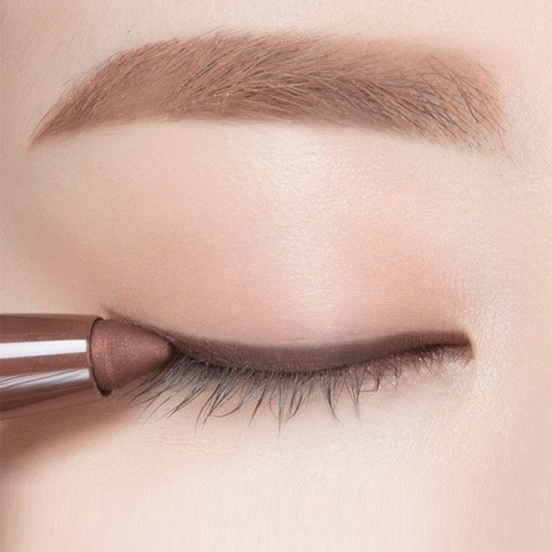 Li Jiaqi eyeliner glue pen lying silkworm pen waterproof not dizzy white color brown pencil type hard head inner eyeliner female