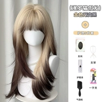 Золотая челка, комплект, градиент