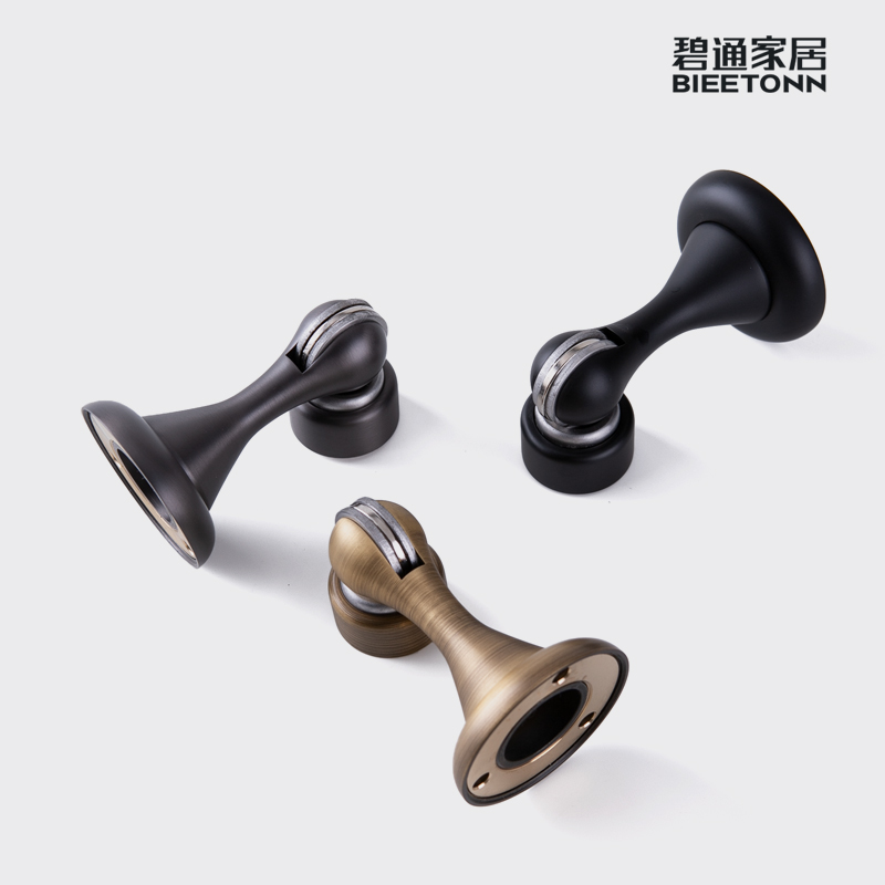 Beitthrough door suction strong magnetic suction copper bedroom anti-collision brass door blocking toilet door touch wall suction indoor suction-Taobao