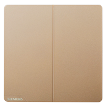 Siemens Haocai two-open multi-control switch panel double-open two-open two-open three-control two-position mid-way switch concealed installation