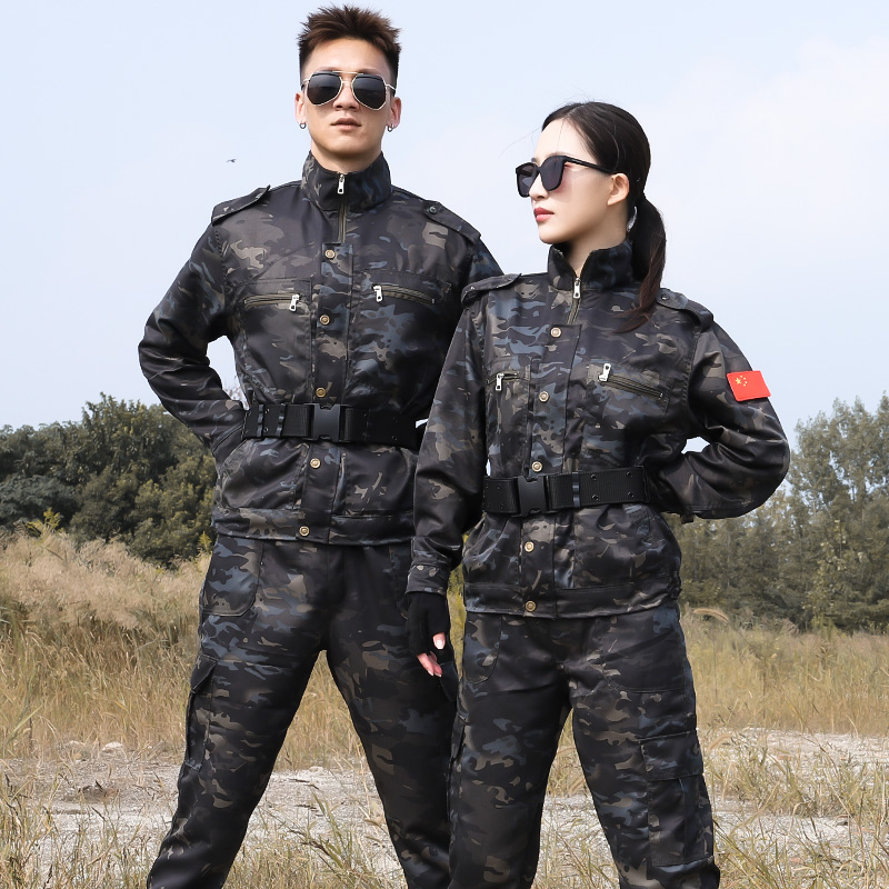 The genuine camouflage suit men's military training female students summer thickening wear resistant uyt6apUy32Gbap8Uq
