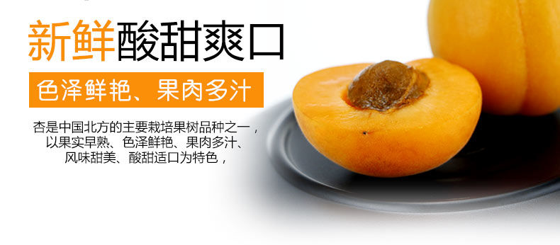 河南灵宝 高山大黄杏 净重5斤 图6