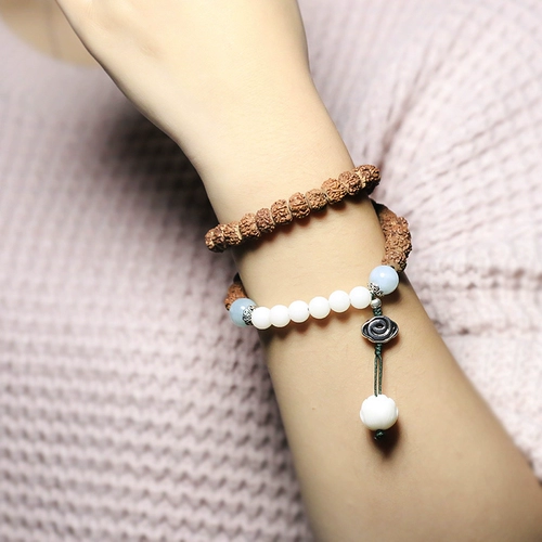 Оригинальные четки бодхи, браслет, этнический аксессуар, этнический стиль, женский стиль