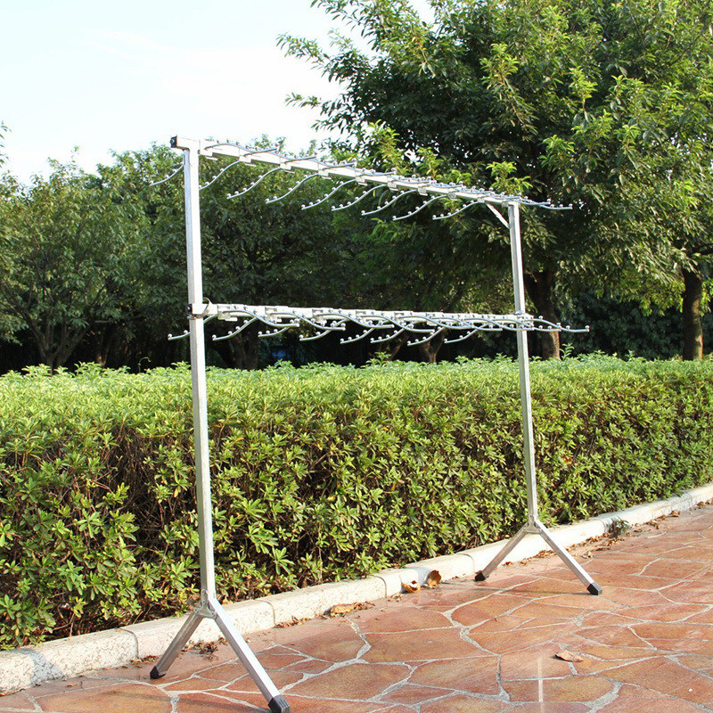 Thickened stalls, night market, Folding shelves, stalls, hangers, hangers, clothing, drying racks, single pole
