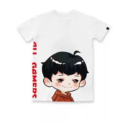 AG Official Q version one Noo T-shirt summer short sleeve t-shirt one Noo same Cotton