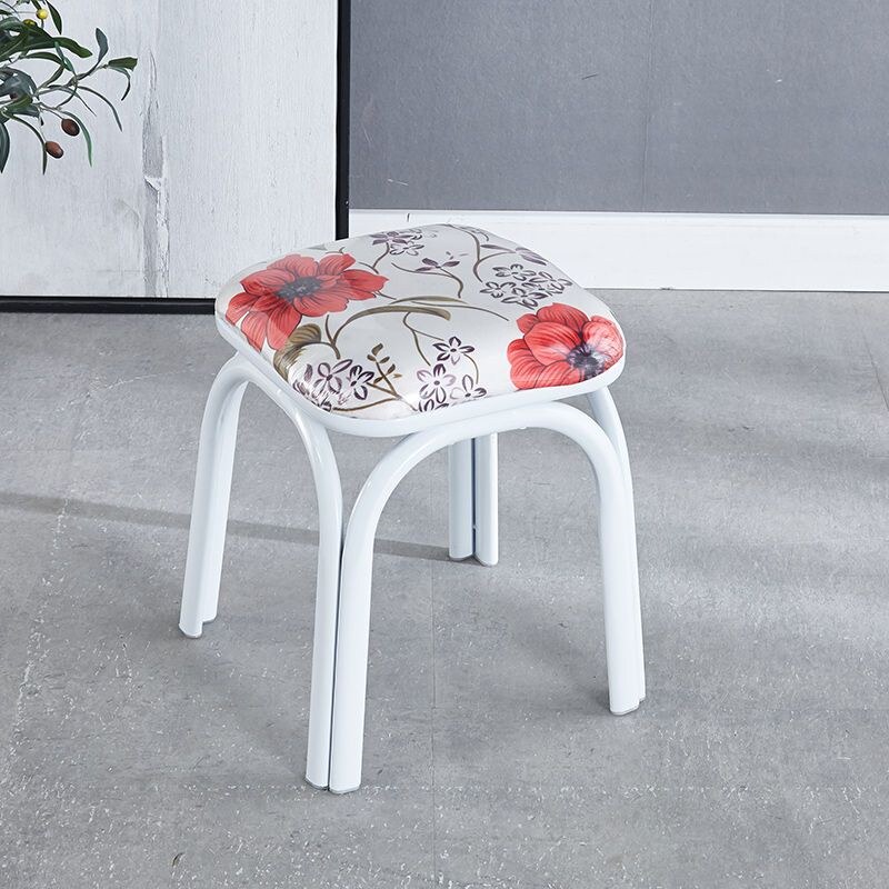 Special offer home stool chair adult metal small round stool fashion creative solid wood bench thickened plastic dining table stool