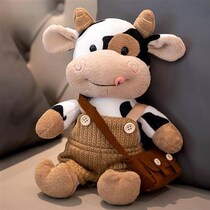 Cute Little Bull Paparazzi Sweater Cow Doll Bull year mascot male stuffed with toy Stuffed Toy Birthday Gift Cloth Dolls