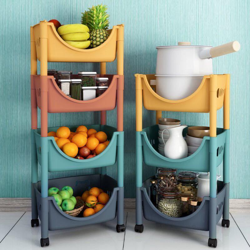 Kitchen Shelve Ground Floor Multilayer Home Floor Baby Bookshelves Plover Classified Finishing Deviner Storage Locker