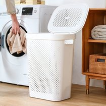 Extra large with cover clothes laundry basket storage basket dirty clothes Lou household ins dirty clothes basket bathroom toy storage basket