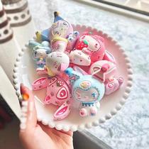 Internet celebrity Sanrio plaster coloring doll white embryo small Kuromi doll doll graffiti