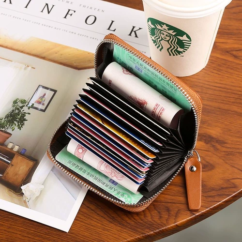 Высокий картхолдер, изысканная сумка через плечо, антимагнитные ультратонкие карточки, вместительный и большой бумажник, банковская карта