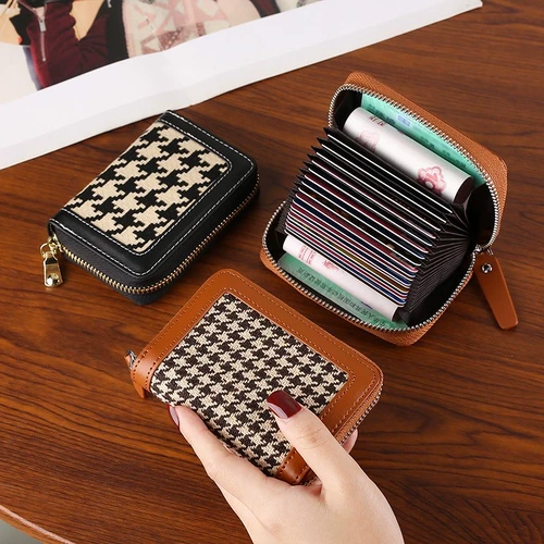 Высокий картхолдер, изысканная сумка через плечо, антимагнитные ультратонкие карточки, вместительный и большой бумажник, банковская карта