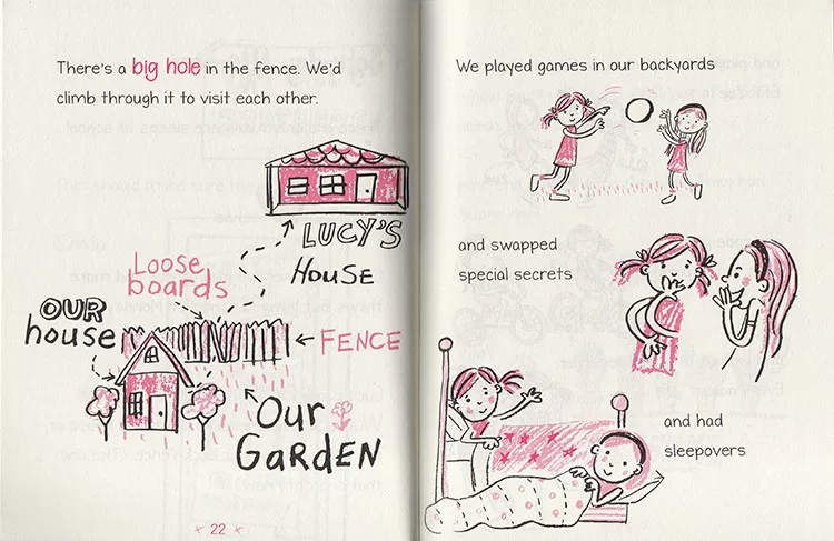 Пре-продажа английский оригинал Olivia's Secret Scribbles Olivied Graffiti Diary 6 Версия юмора Веселая картинка история книга Девочка книга