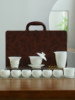 Kung Fu Tea Set Gift Box for Gifting 2025 New Model High-End Ceramic Household Gaiwan Tea Cup Set Gift Box
