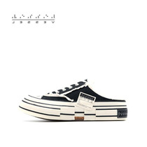  xVESSEL vulcanized shoes half-drag luminous shoes one-step lazy shoes womens casual canvas shoes suit star the same style