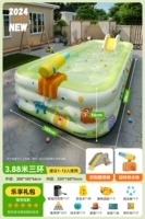 Набор, водный пистолет, горка, 3.88м, 3 этажей, увеличенная толщина, защита от опрокидывания