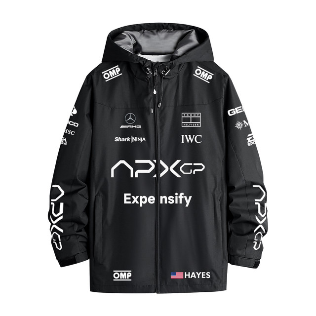 F1 Racing Car Apxgp Racing Suit Movie Merchandise Jacket, Same Style as Sonny Hayes, Autumn and Winter Windbreaker