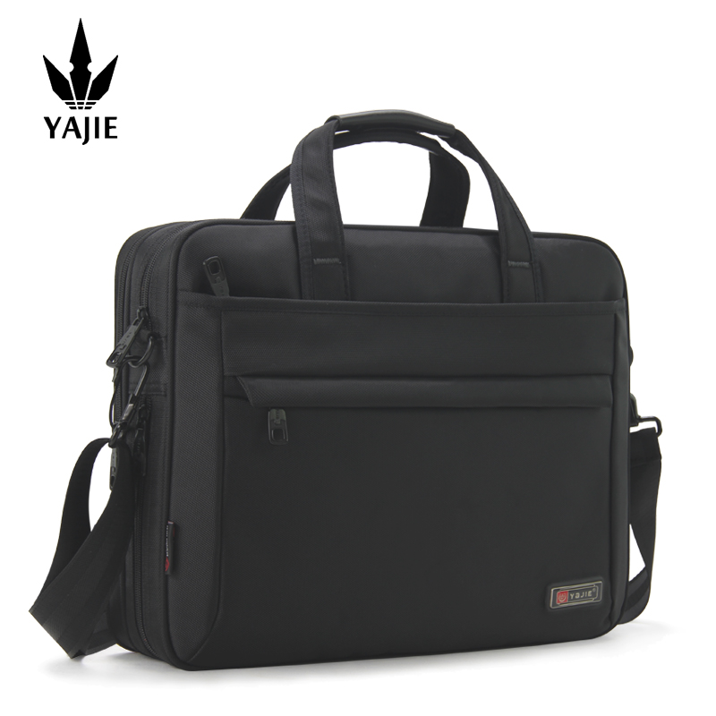 Briefcase men's business canvas men's bag laptop bag large-capacity office messenger Oxford documents work business