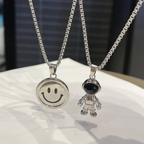 British Baldauren childrens necklace ins style wear chain hip hop street dance boys and girls pendant trendy and cool