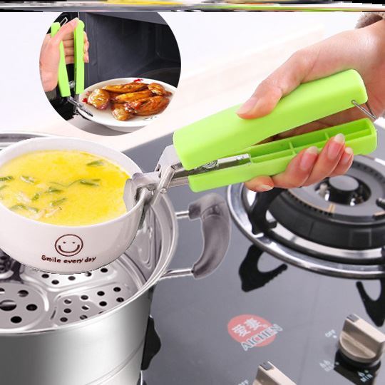 Kitchen multi-function stainless steel bowl clip anti-scalding hand bowl pick-up dish clip clip clip plate clip holder bowl holder