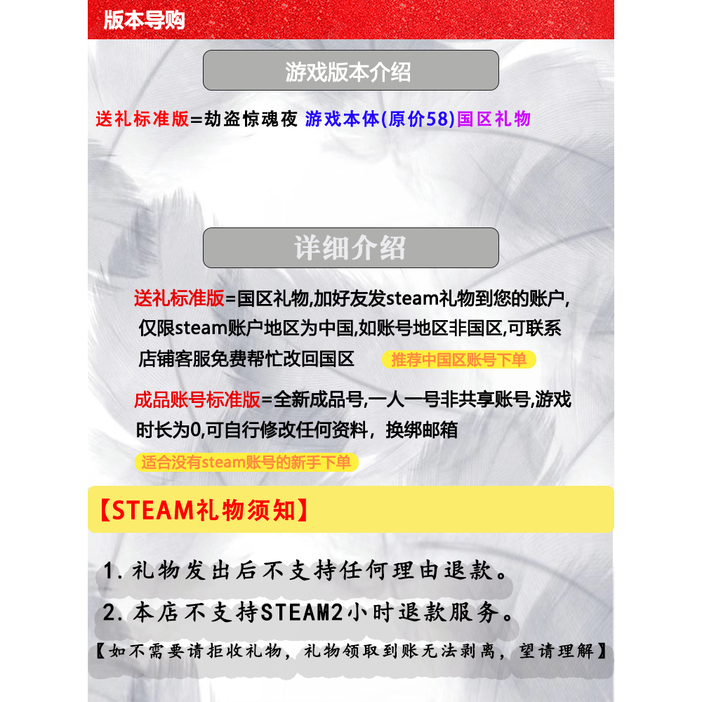 《<strong>劫盗惊魂夜</strong>》:国区Steam友礼速达的暗夜惊险之旅