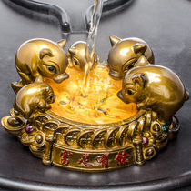 tea favor decoration boutique ke yang discoloration blessing lucky pig tea tea accessories tea tea decoration cha wan