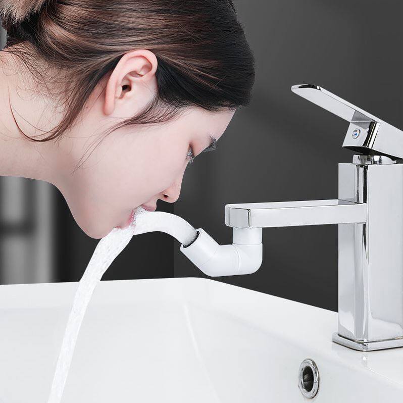 Faucet bubbler universal faucet spout anti-splash head rotatable bathroom washbasin extension wash artifact