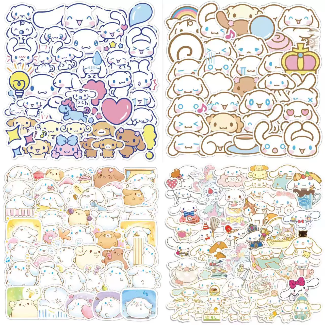 NewNew 40 шт наклейки Cinnamoroll наклейка мультфильм большой уши D