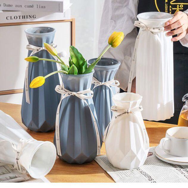 Vases Nordic Style Nordic Glass Inserts Vases Transparent Drying Flowers Creative Living Room Flower Arrangement Water Bacon Rose Lily White