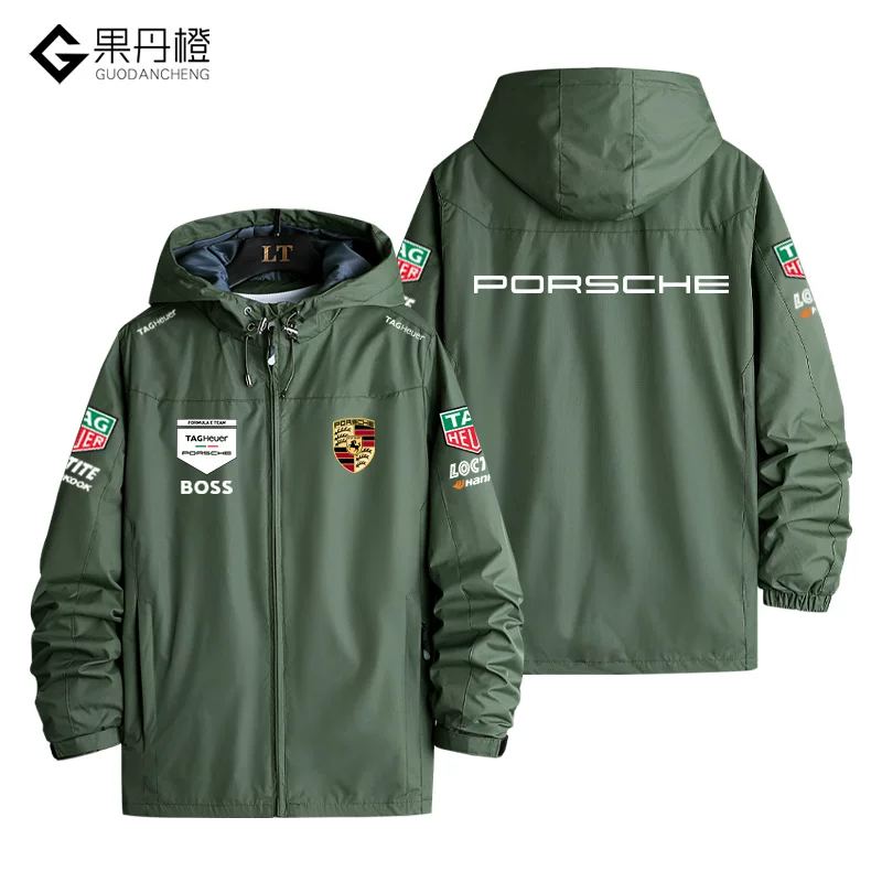 Tag Heuer, гоночная машина, куртка, Porsche