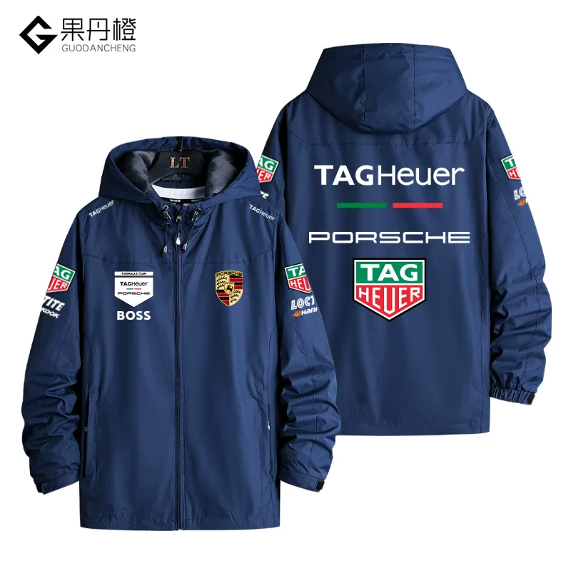 Tag Heuer, гоночная машина, куртка, Porsche