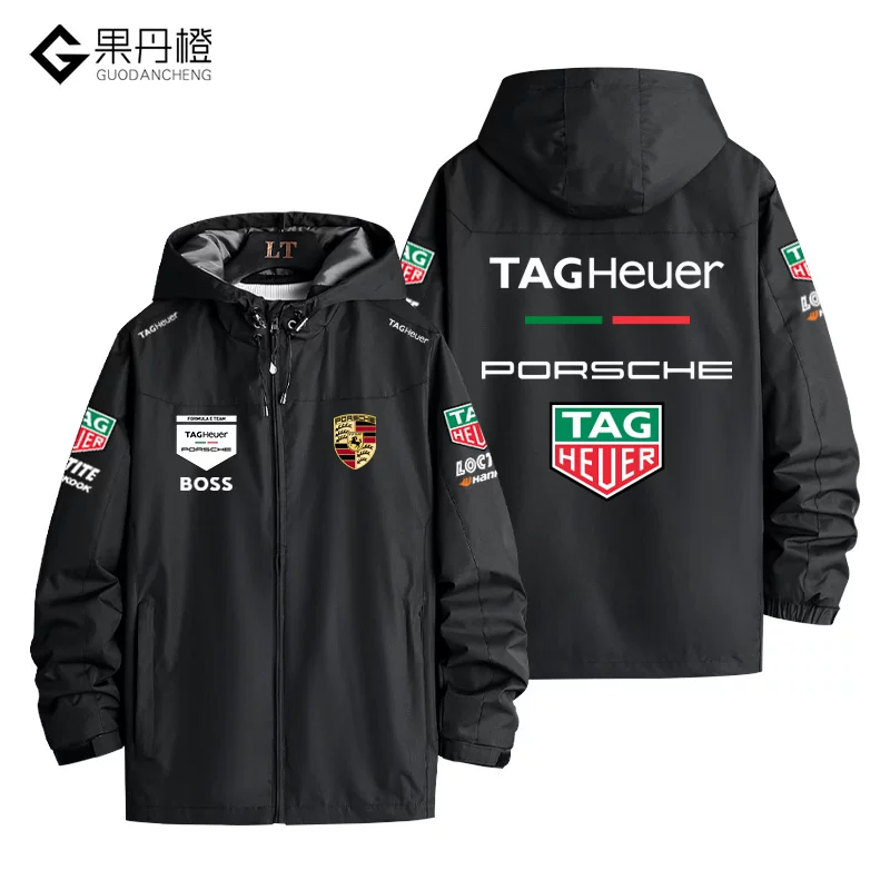Tag Heuer, гоночная машина, куртка, Porsche