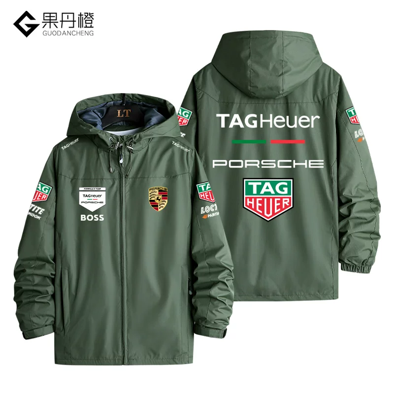 Tag Heuer, гоночная машина, куртка, Porsche