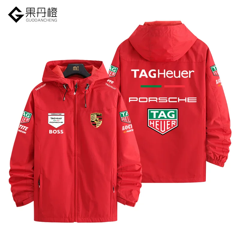 Tag Heuer, гоночная машина, куртка, Porsche